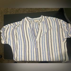 Stripped top in size S.